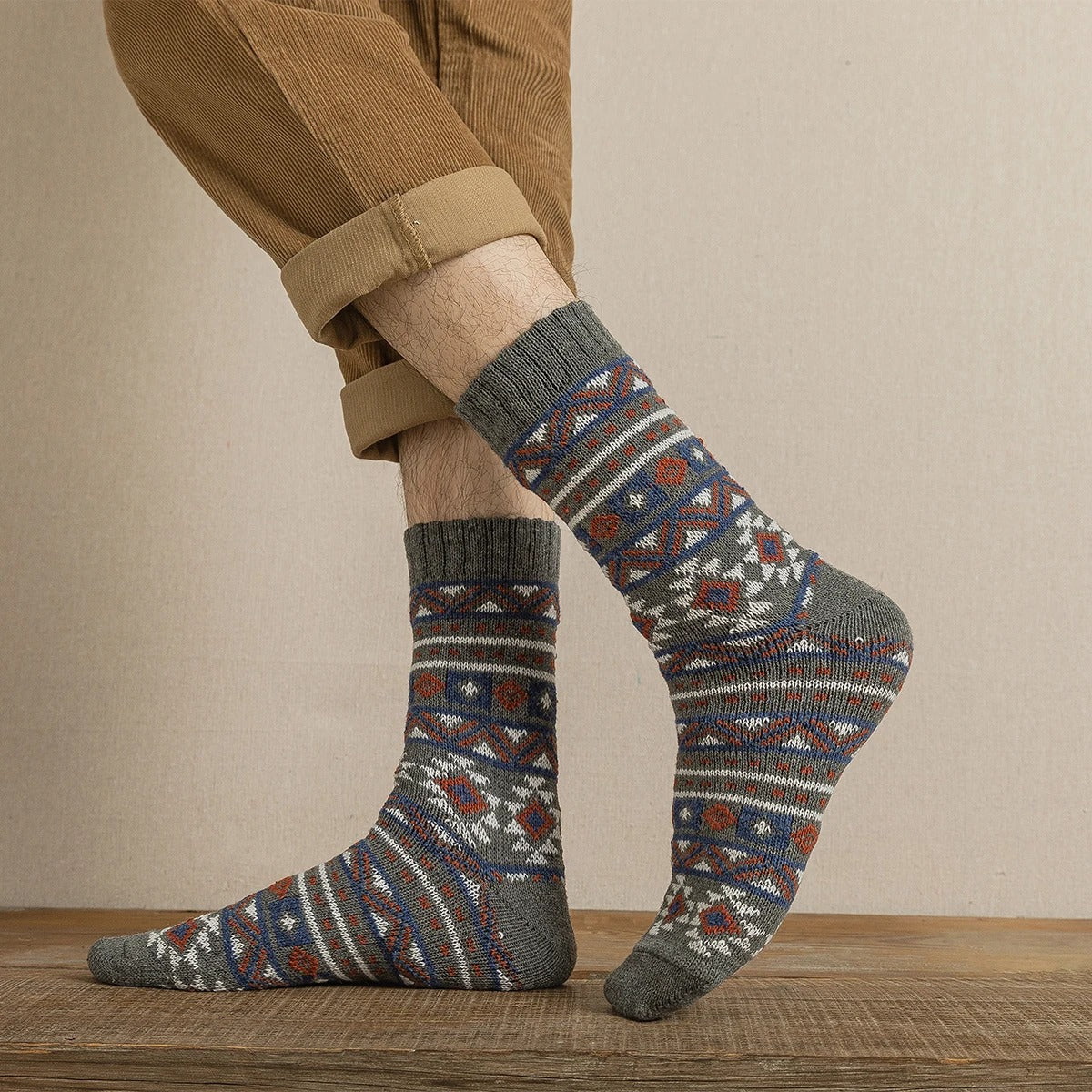 Sleen Vinatge Style New Soft Winter Socks