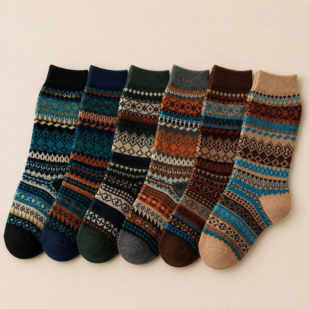Sleen Edition Vinatge Style New Soft All Season Socks