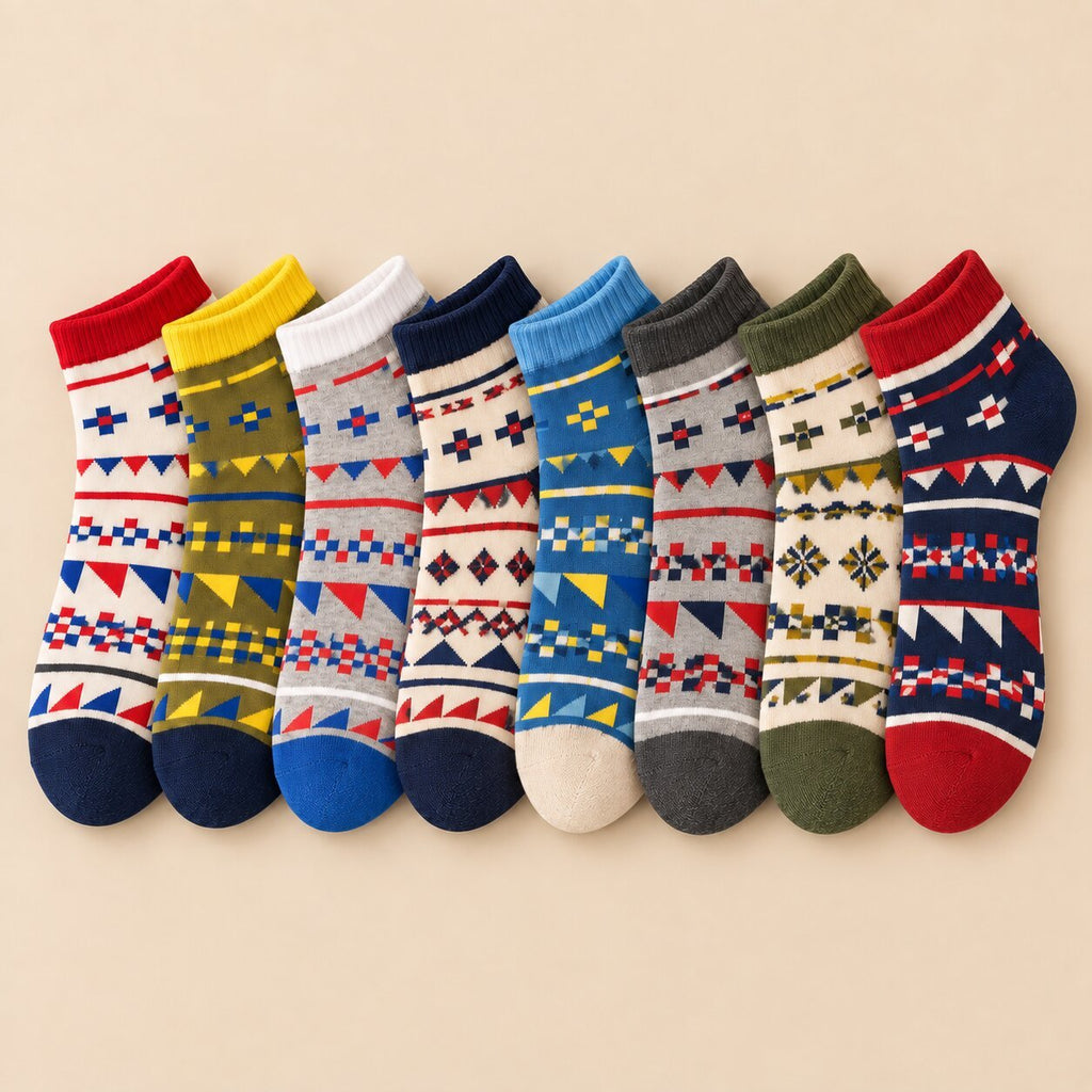 Vintage Design Limited Edition Short Ankle Design Socks