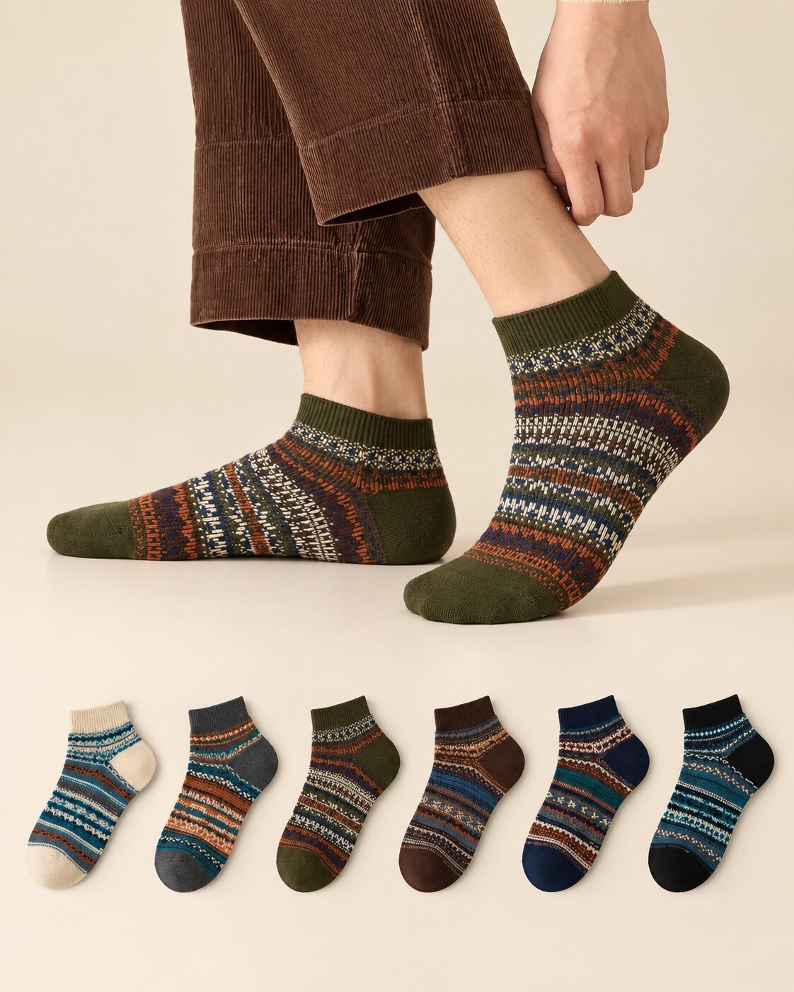 Suka Vintage Edition Style New Soft All Season Socks