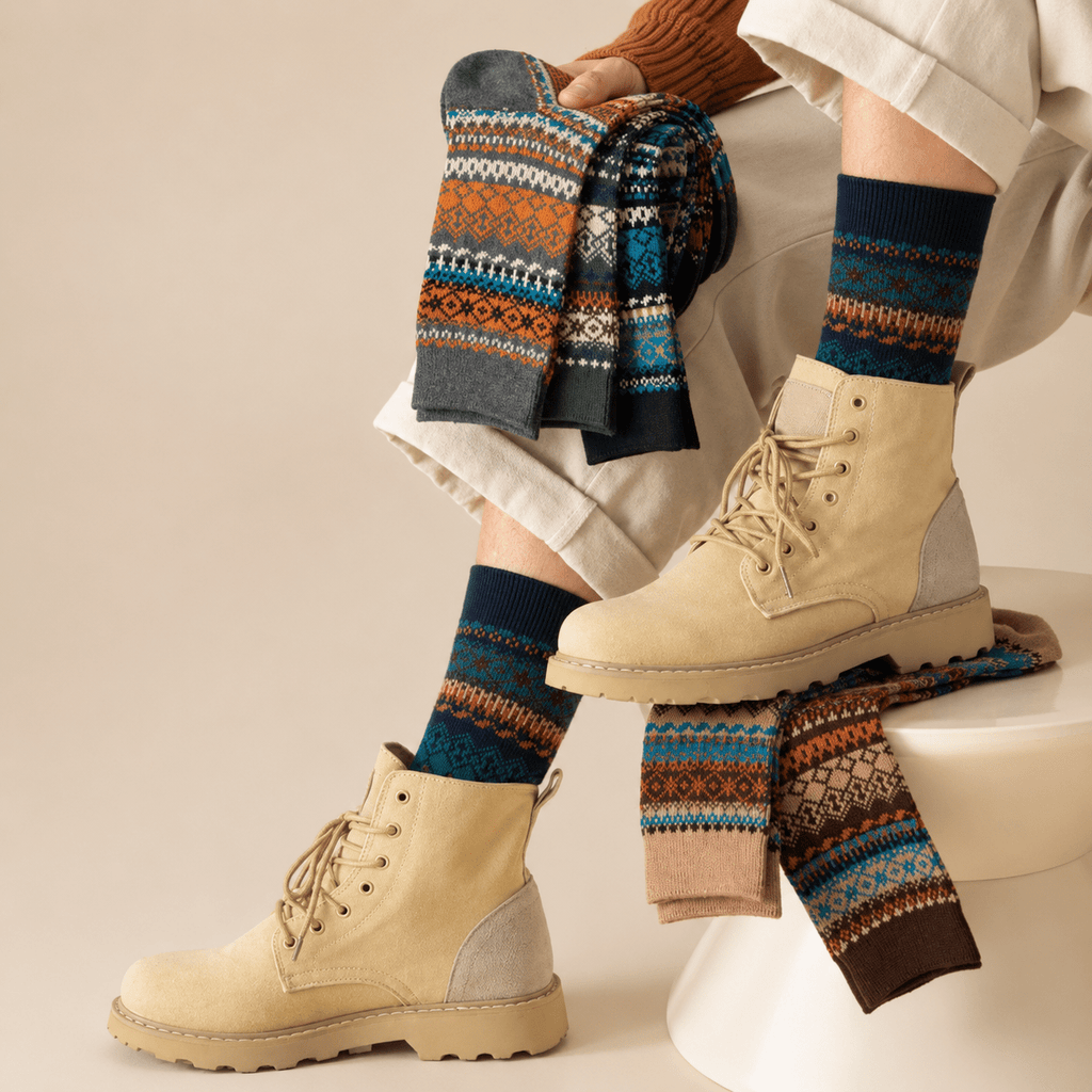 Sleen Edition Vinatge Style New Soft Long Socks
