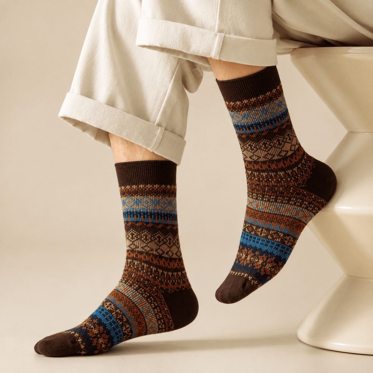 Sleen Edition Vinatge Style New Soft Long Socks