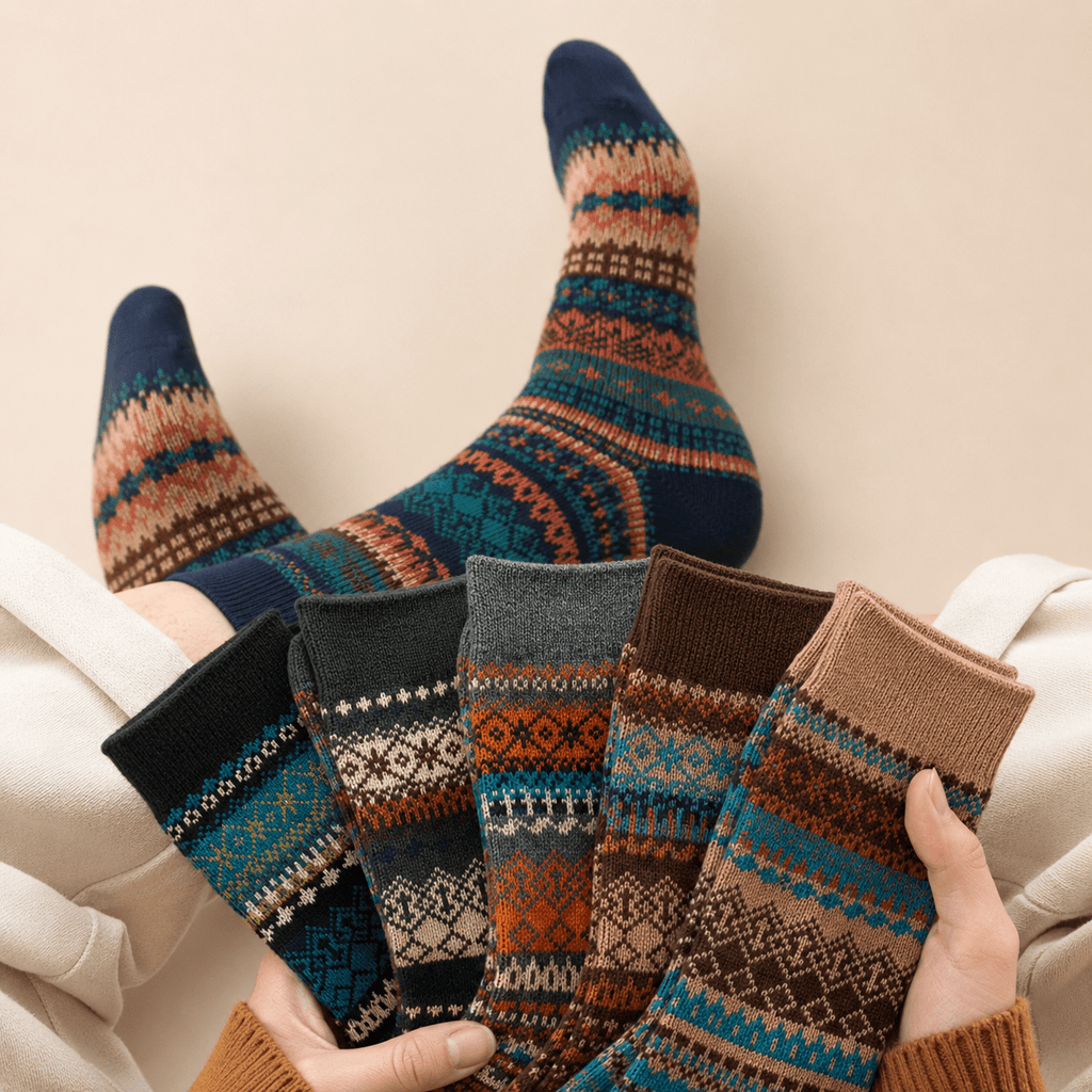 Sleen Edition Vinatge Style New Soft Long Socks