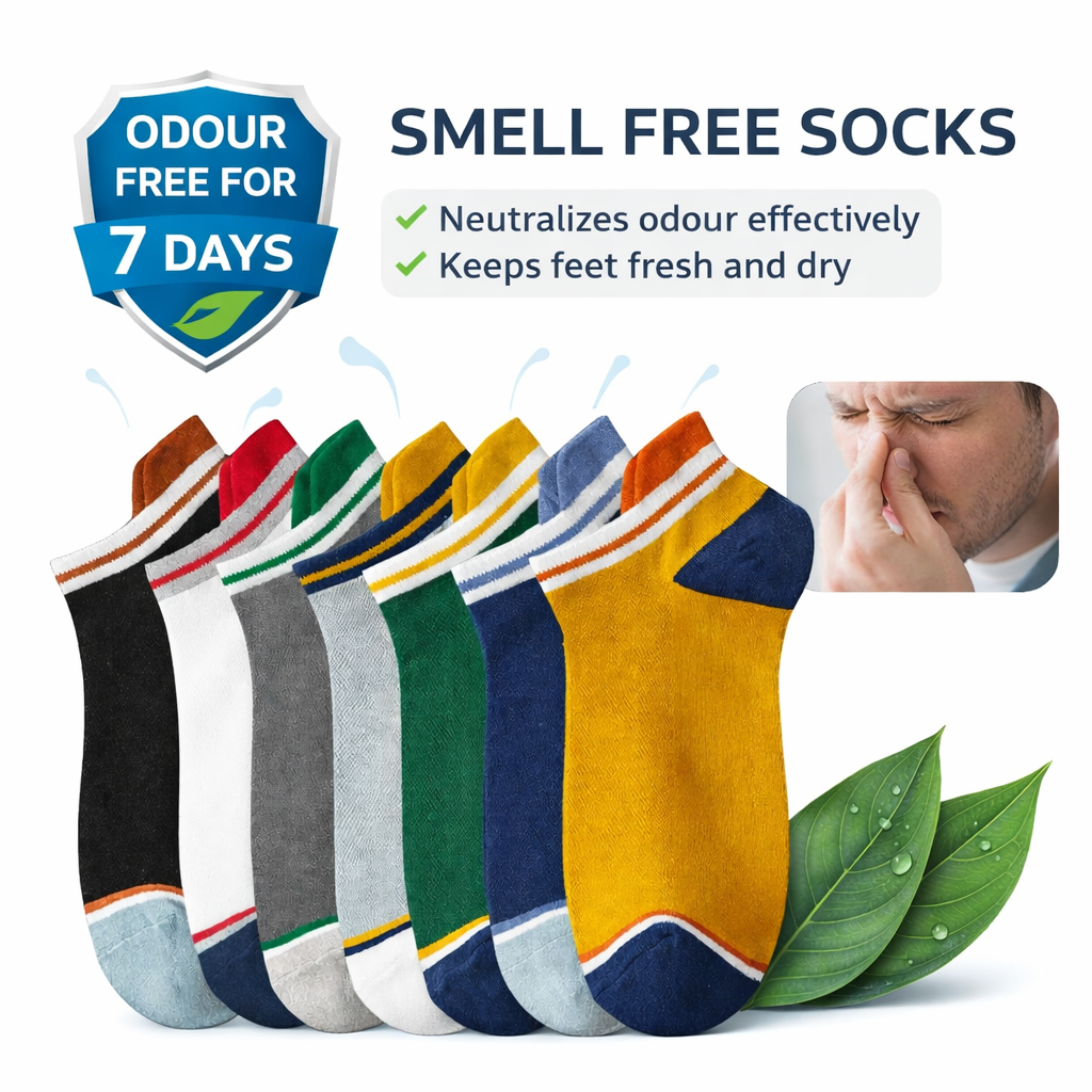 Cady Edition Limited Bamboo Short Ankle Odour Free Socks