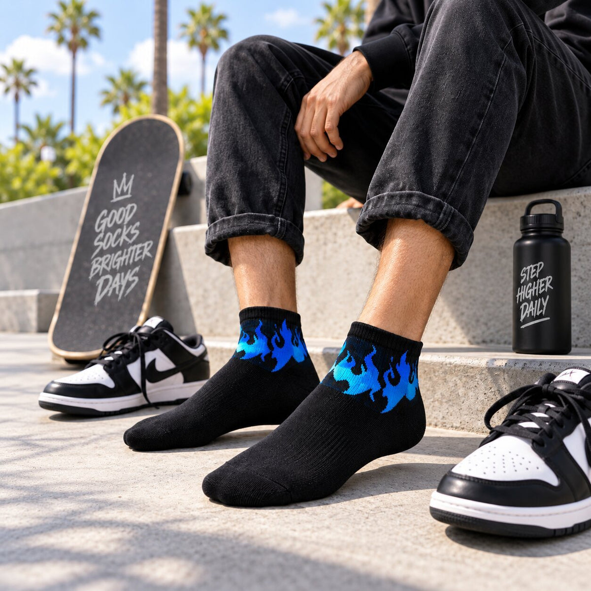 Fire Edition Vintage Style New Soft ALL Season Socks