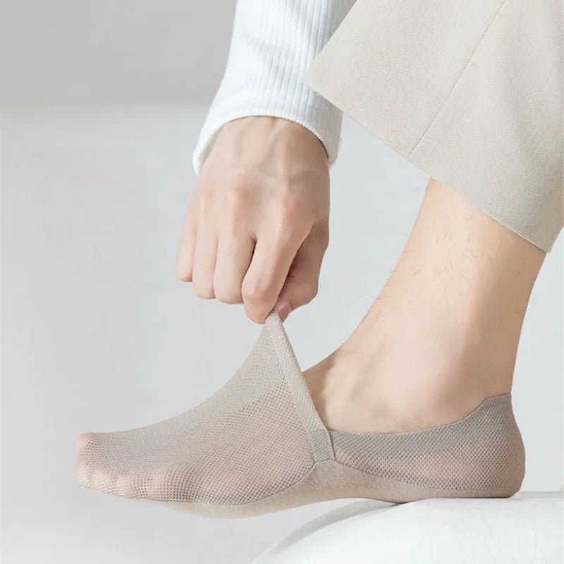 Premium Breathable Reinforced No-Show Socks