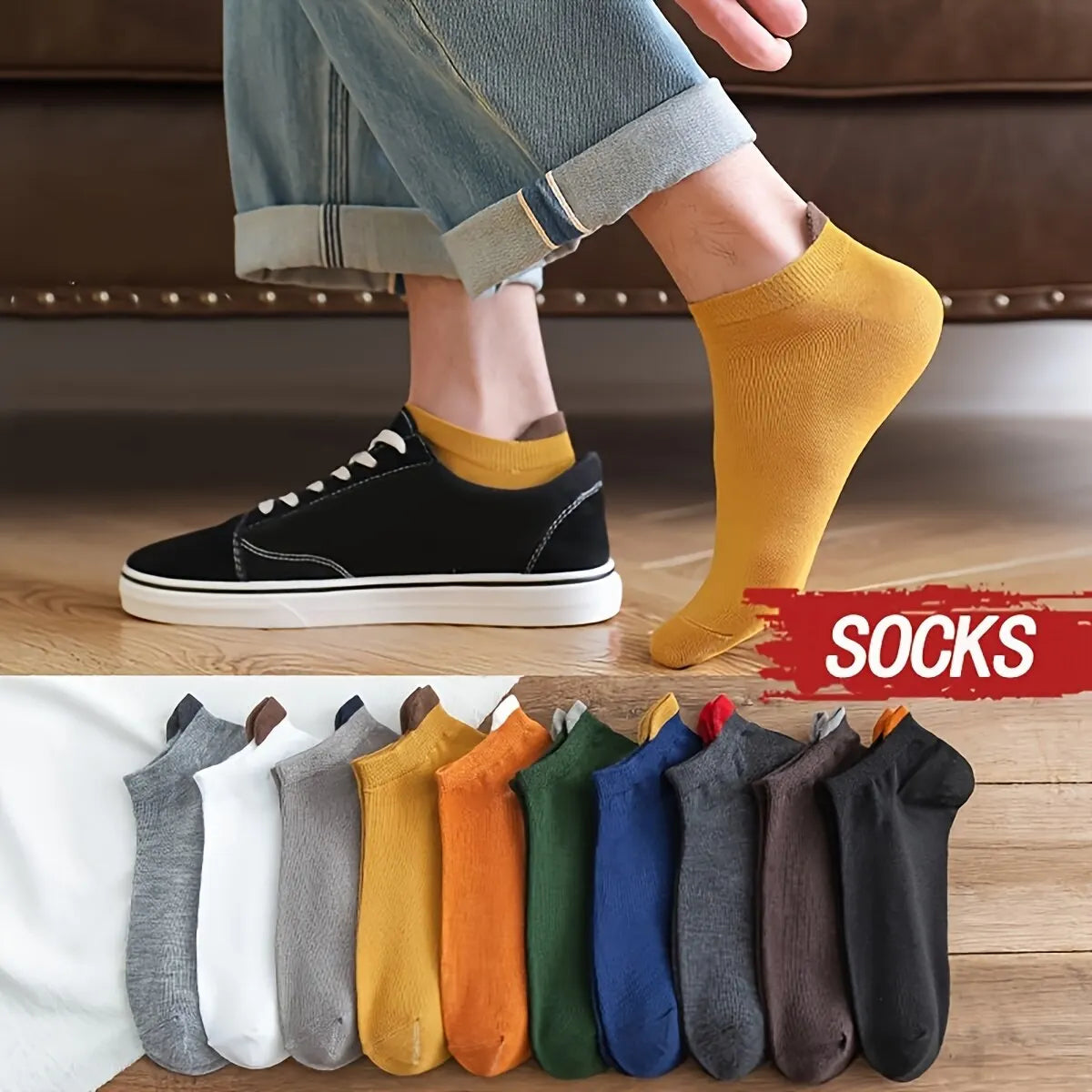 Sleen Limited Bamboo Edition Short Ankle Design Socks