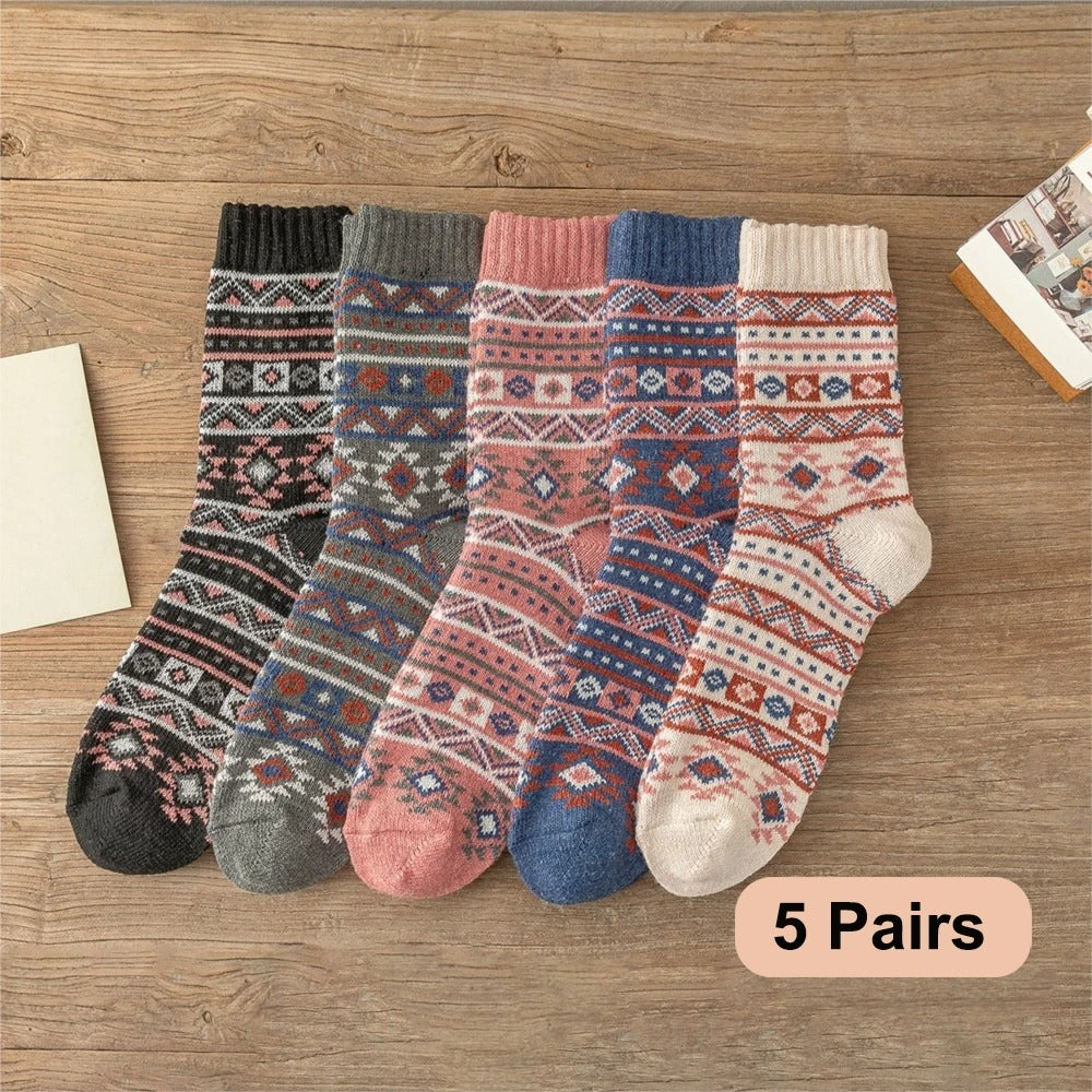 Sleen Vinatge Style New Soft Winter Socks