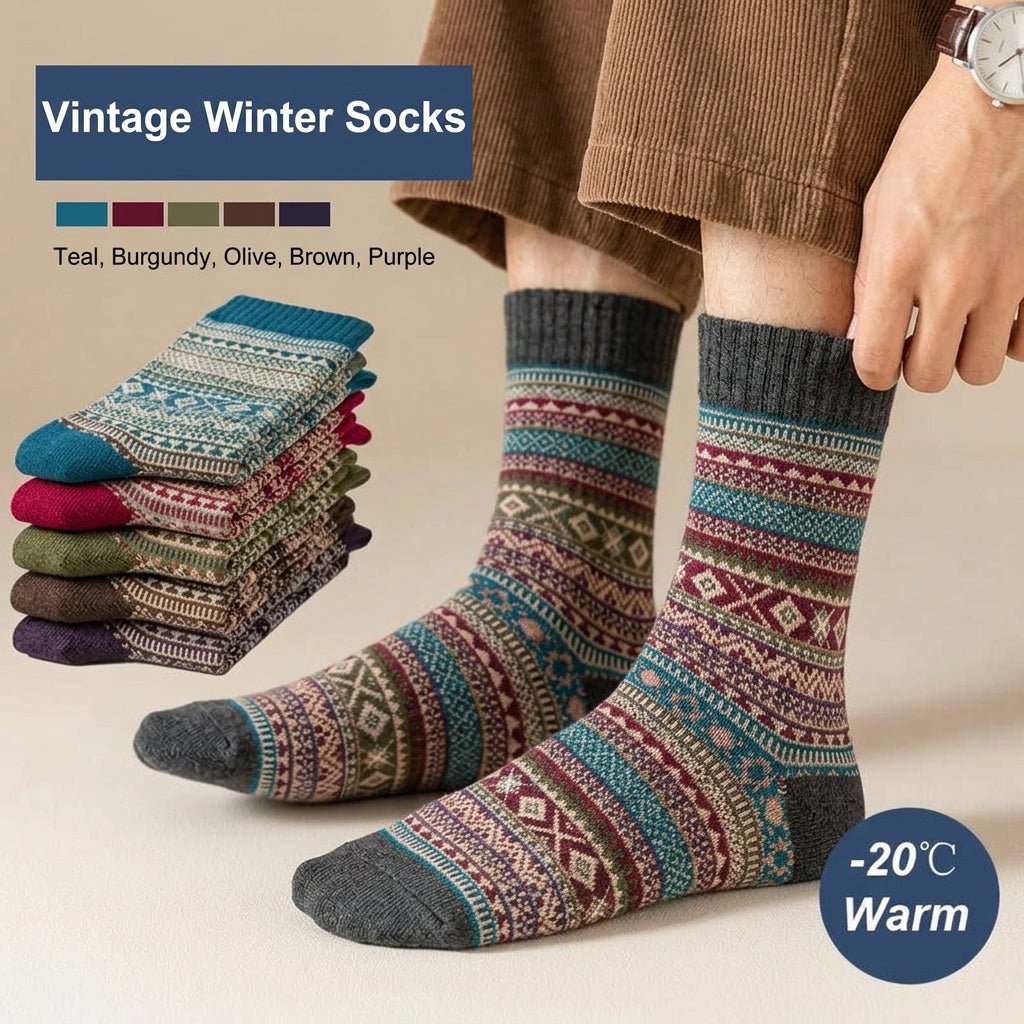 Cozy Vintage Limited Edition New Soft Long Socks