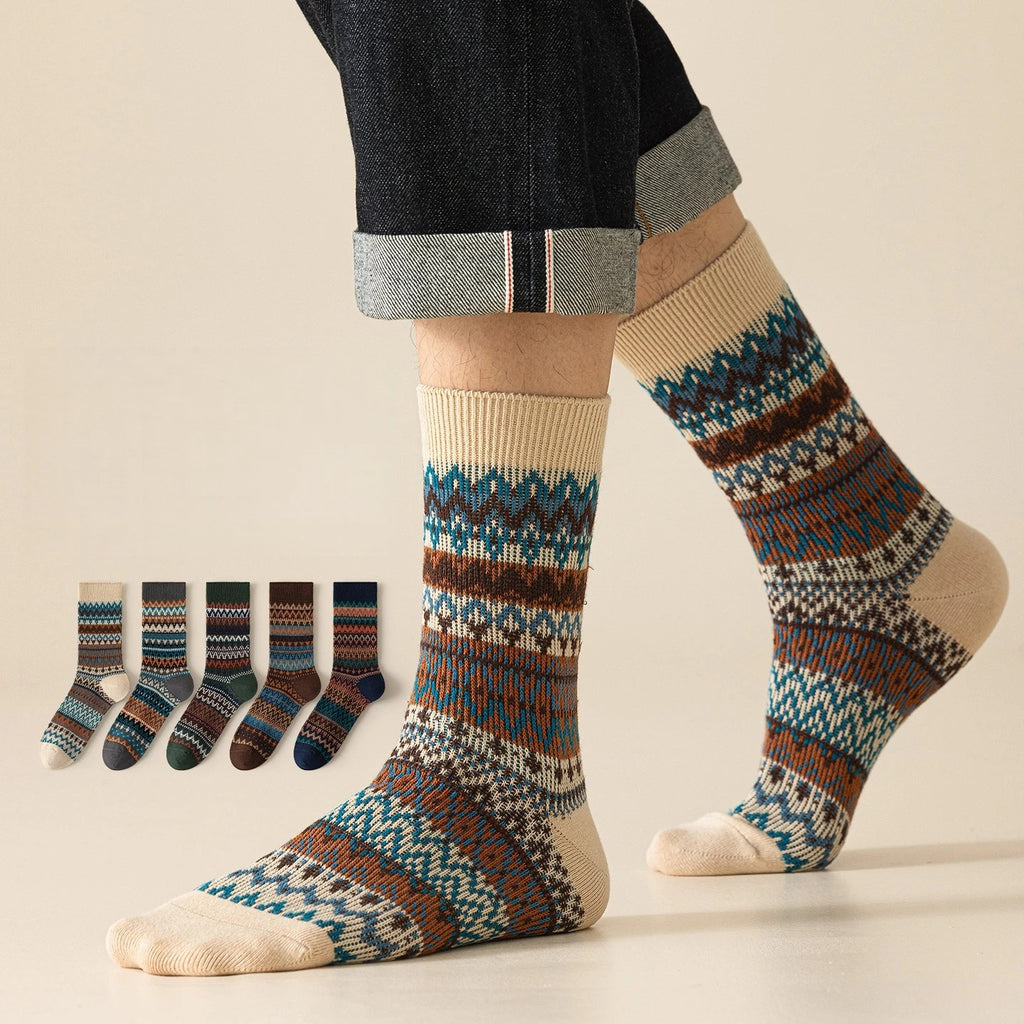 Sleen New Edition Vinatge Style New Soft Winter Socks