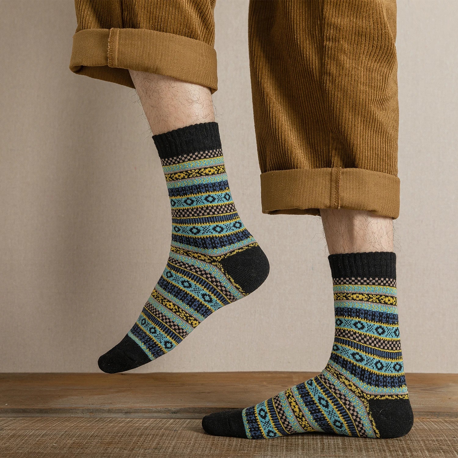 Cady Edition Vintage Style Classic New Soft Winter Socks