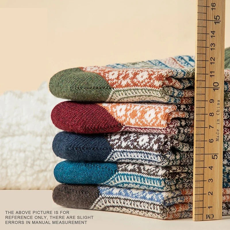 Cady New Vintage Style New Soft Winter Socks