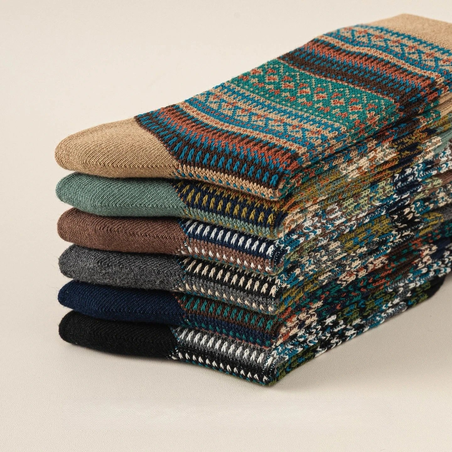 Cady New Edition Vintage Style Classic Soft Winter Socks