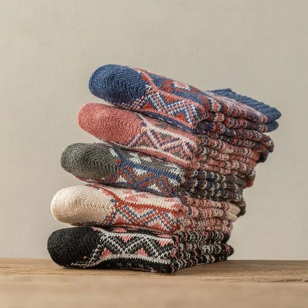 Sleen Vinatge Style New Soft Winter Socks