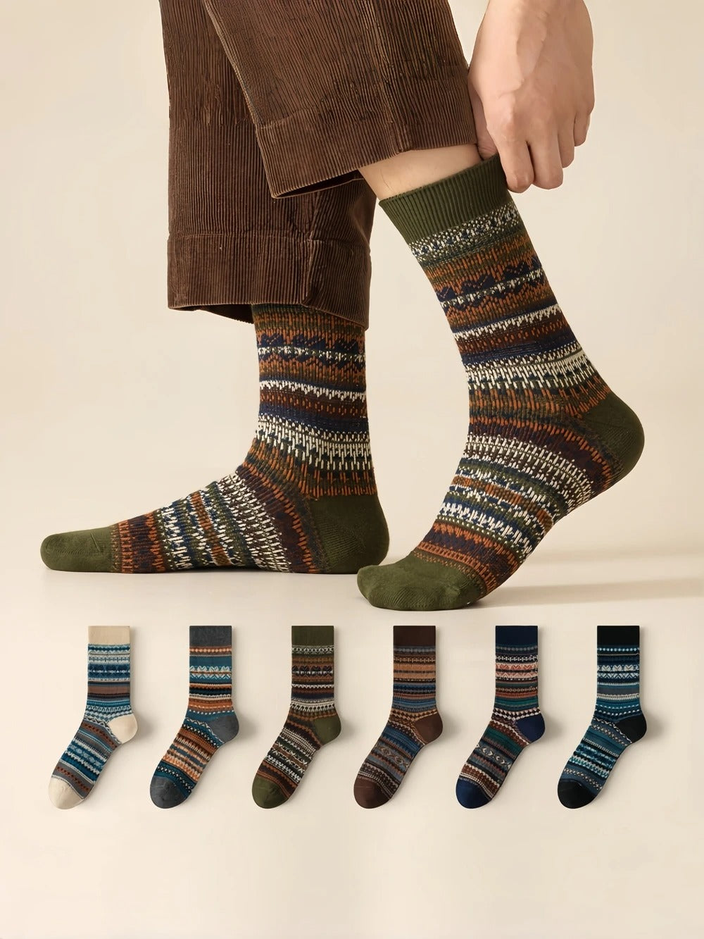 Sleen Limited Edition Vintage Style New Soft Winter Socks