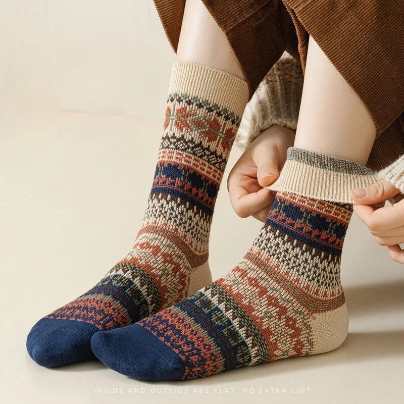 Sleen Edition New Vinatge Style New Soft Winter Socks