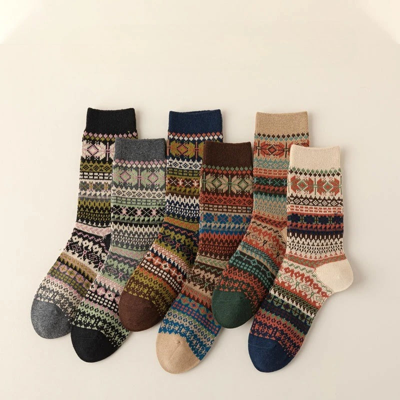 Sleen Edition New Vinatge Style New Soft Winter Socks