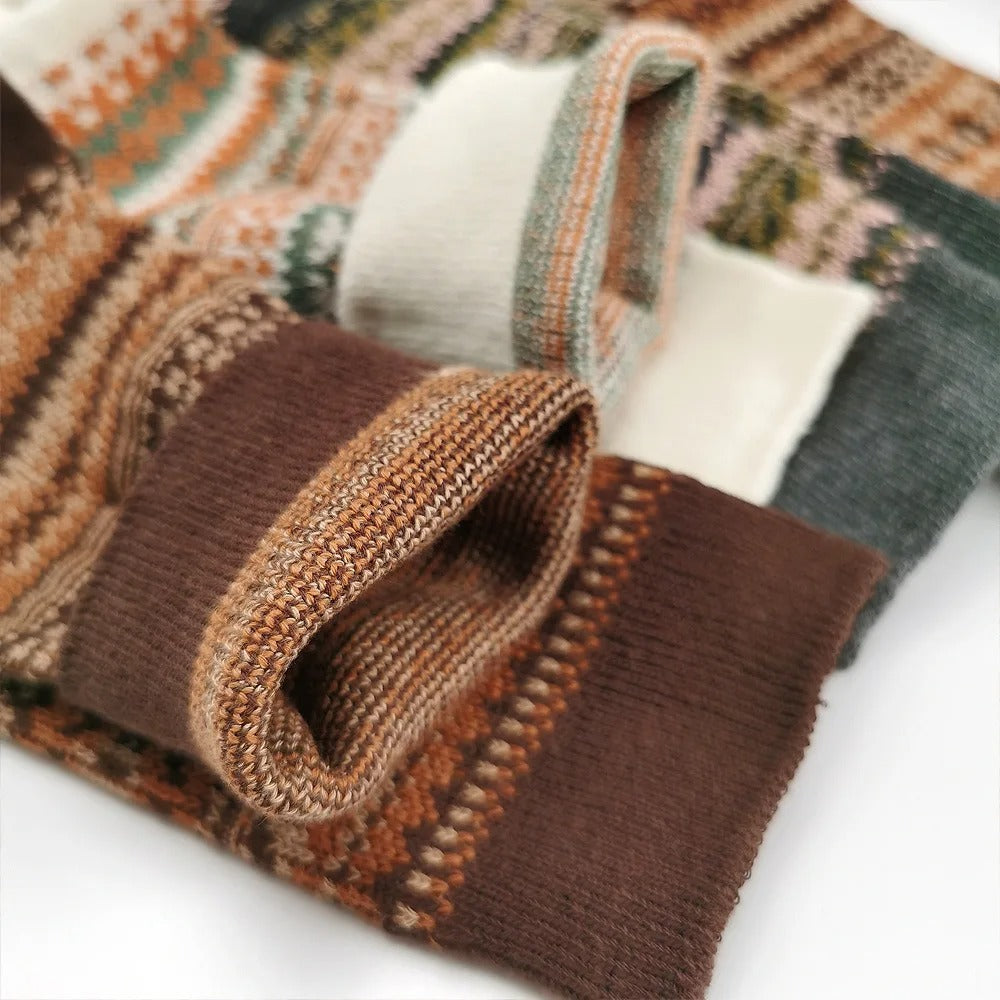 Smiley Edition Vintage Style New Soft Winter Socks