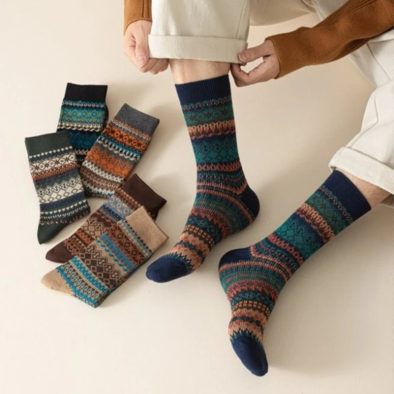 Sleen Edition Vinatge Style New Soft Winter Socks