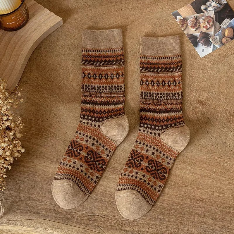 Cozy Limited Edition Vintage Design New Winter Socks