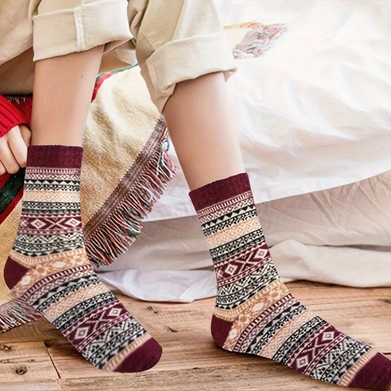 Cozy Vintage Limited Edition New Soft Long Socks