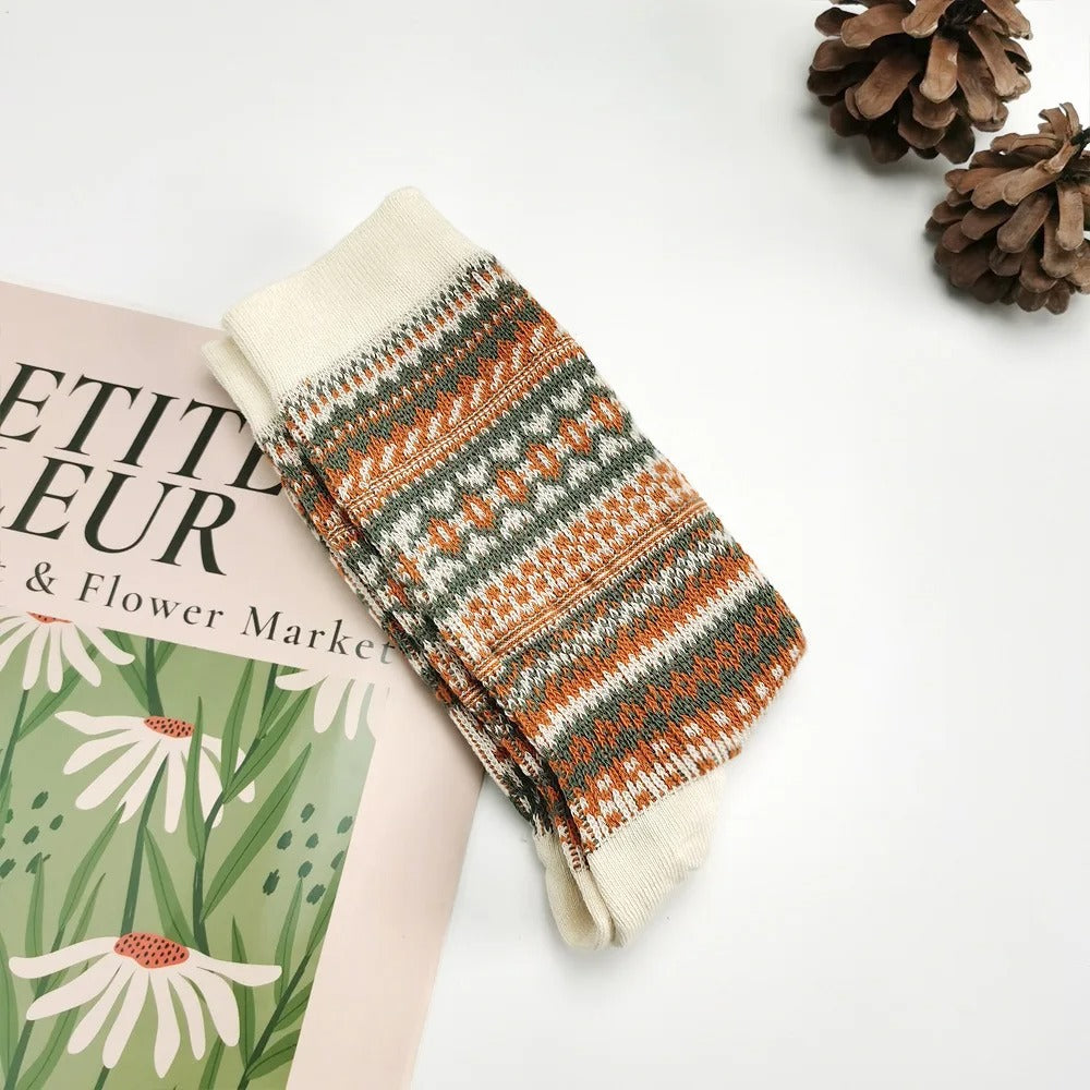 Smiley Edition Vintage Style New Soft Winter Socks