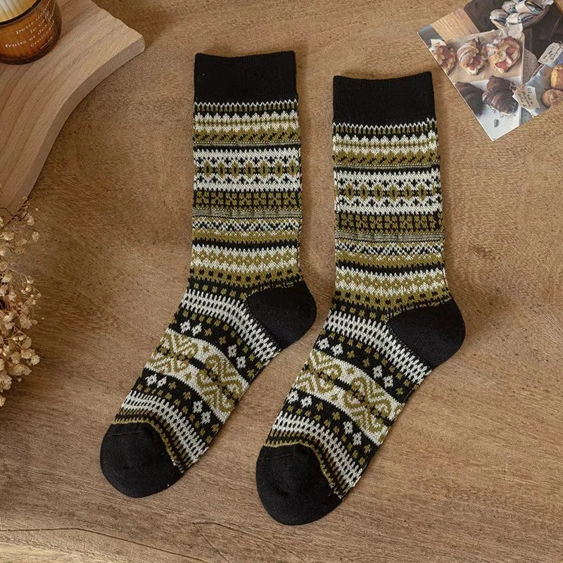Cozy Limited Edition Vintage Design New Winter Socks