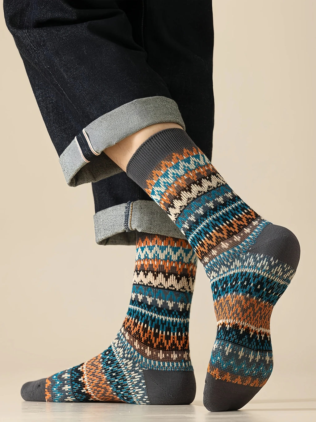 Sleen New Edition Vinatge Style New Soft Winter Socks