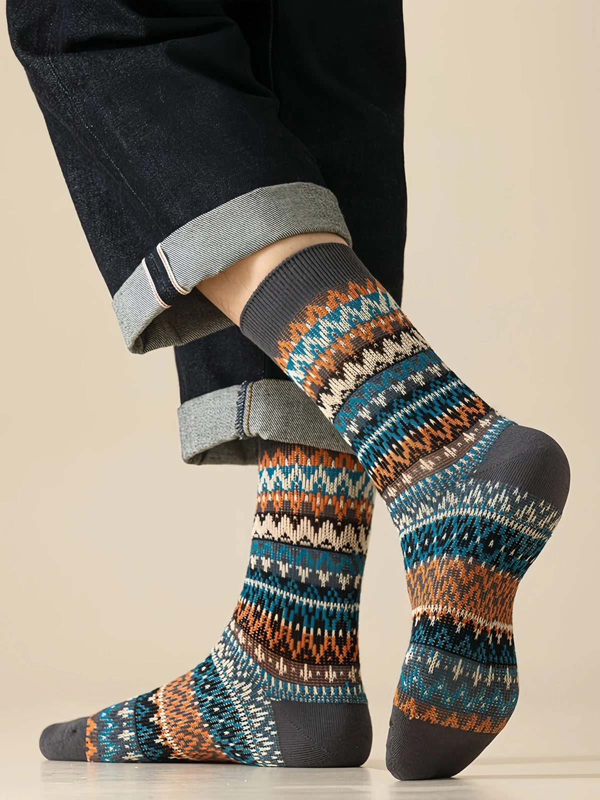 Sleen New Edition Vinatge Style New Soft Winter Socks