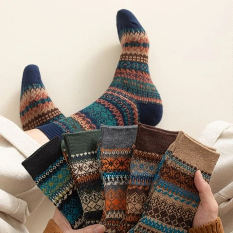 Sleen Edition Vinatge Style New Soft Winter Socks