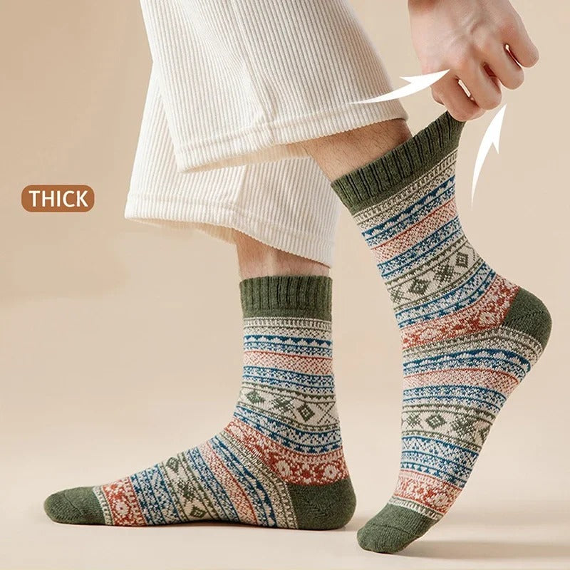 Cady New Vintage Style New Soft Winter Socks