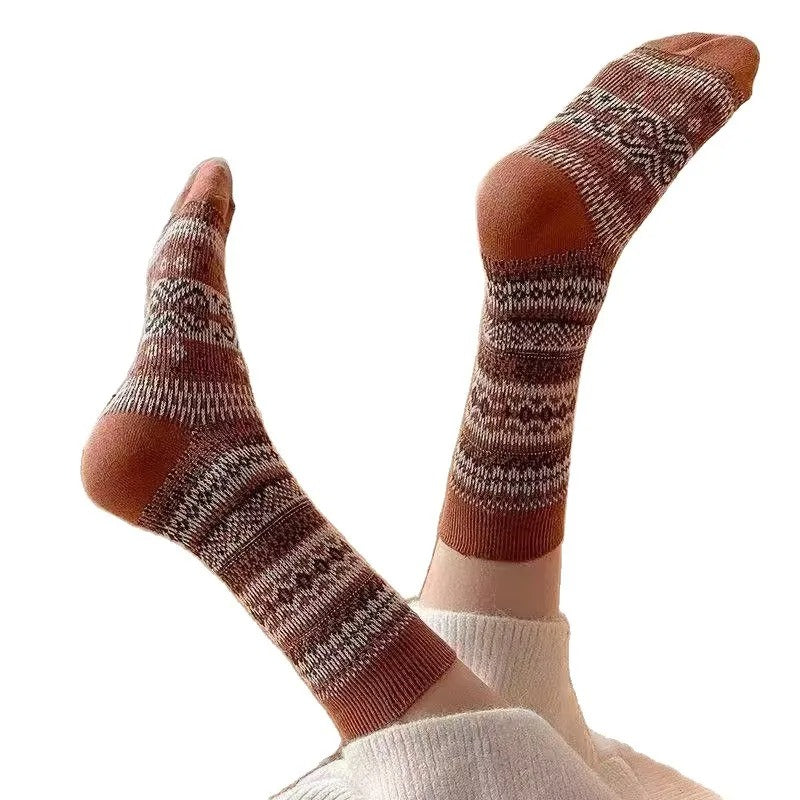Cozy Limited Edition Vintage Design New Winter Socks