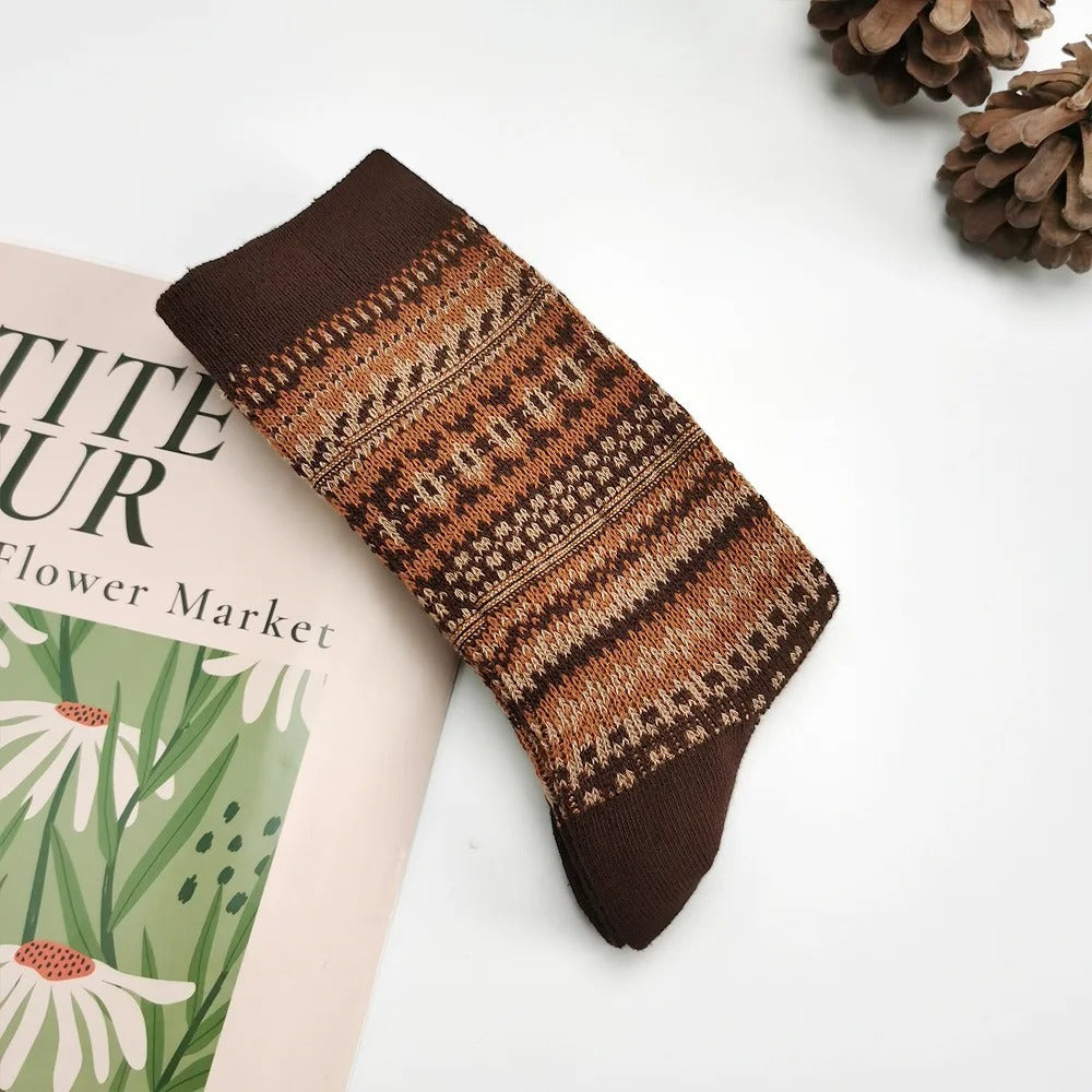 Smiley Edition Vintage Style New Soft Winter Socks